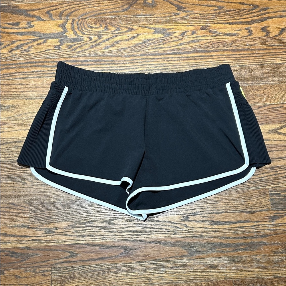 All in Motion Black Athletic Shorts Dolphin Hem